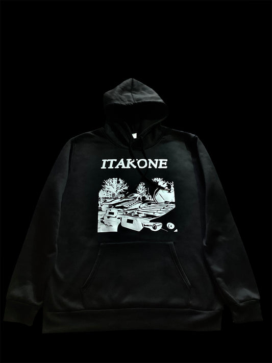 Black & Silver Scenic JDM Hoodie